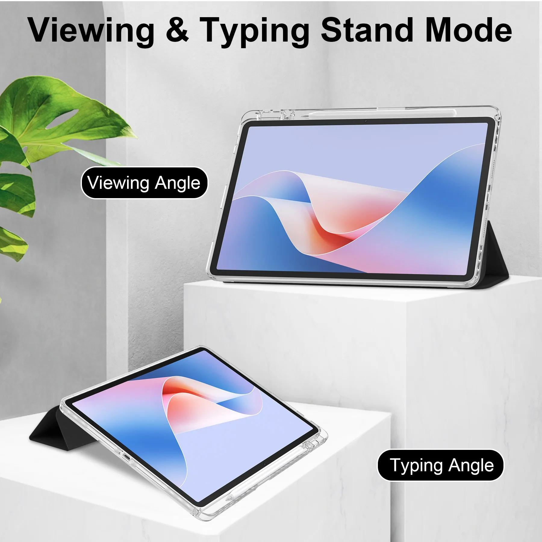 Magnetic Smart Case with Pencil Holder