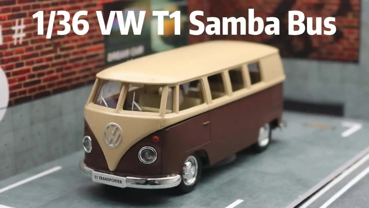1/36 Volkswagen T1 Samba Bus Toy For Children RMZ City Classical