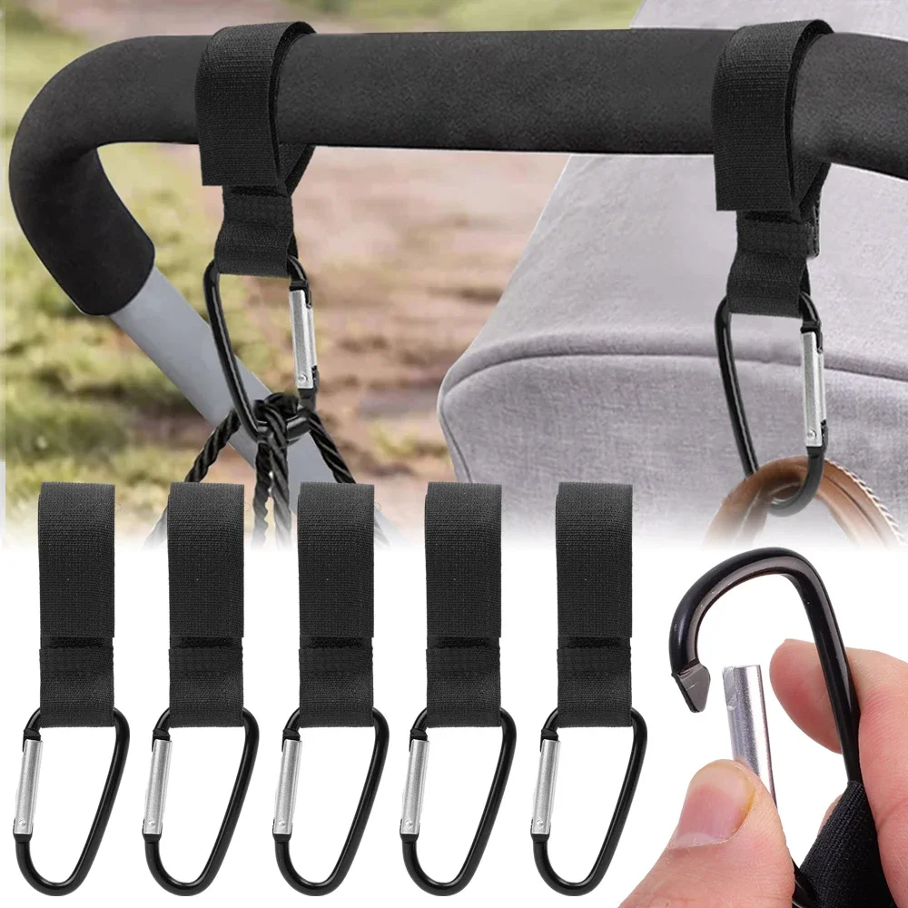 1-10Pcs Baby Stroller Hooks Clip Multifunctional Organizer Storage Accessories