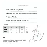Men Women Winter Tactics Outdoors Camouflage Thickened Ski Gloves Waterproof Touch Screen Skiing Camping Cycling Fishing Glove 6