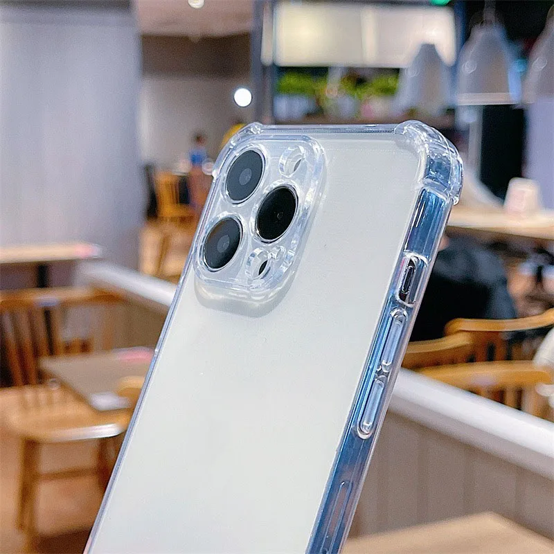 Shockproof Clear Soft Bumper Transparent Phone Case
