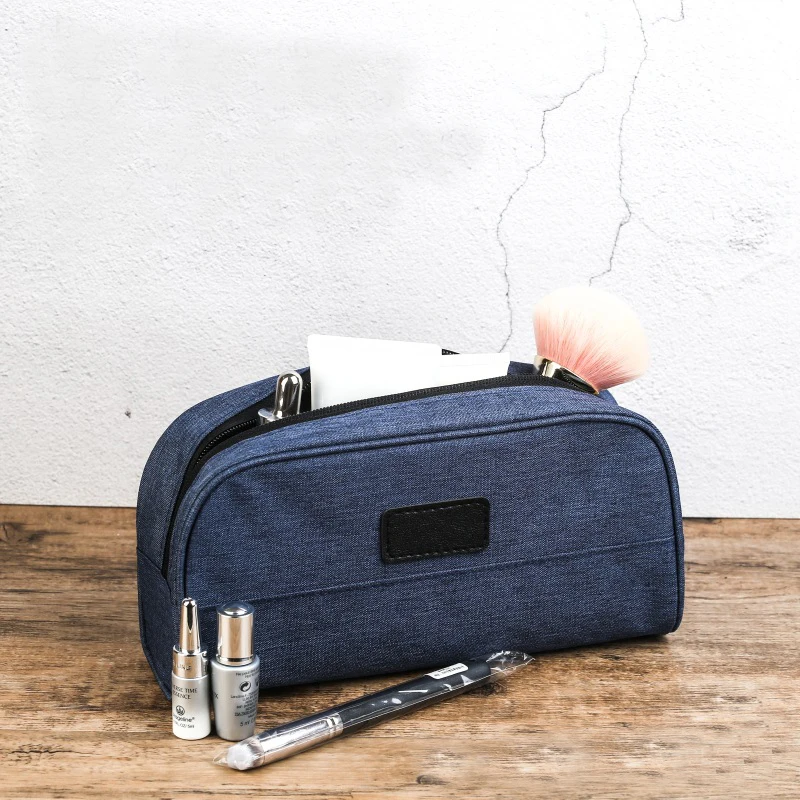 Oxford Women Cosmetic Makeup Brushes Beauty Bag Waterproof Roomy Men Business Travel Toiletry Shaving Wash Pouch Handbag 2