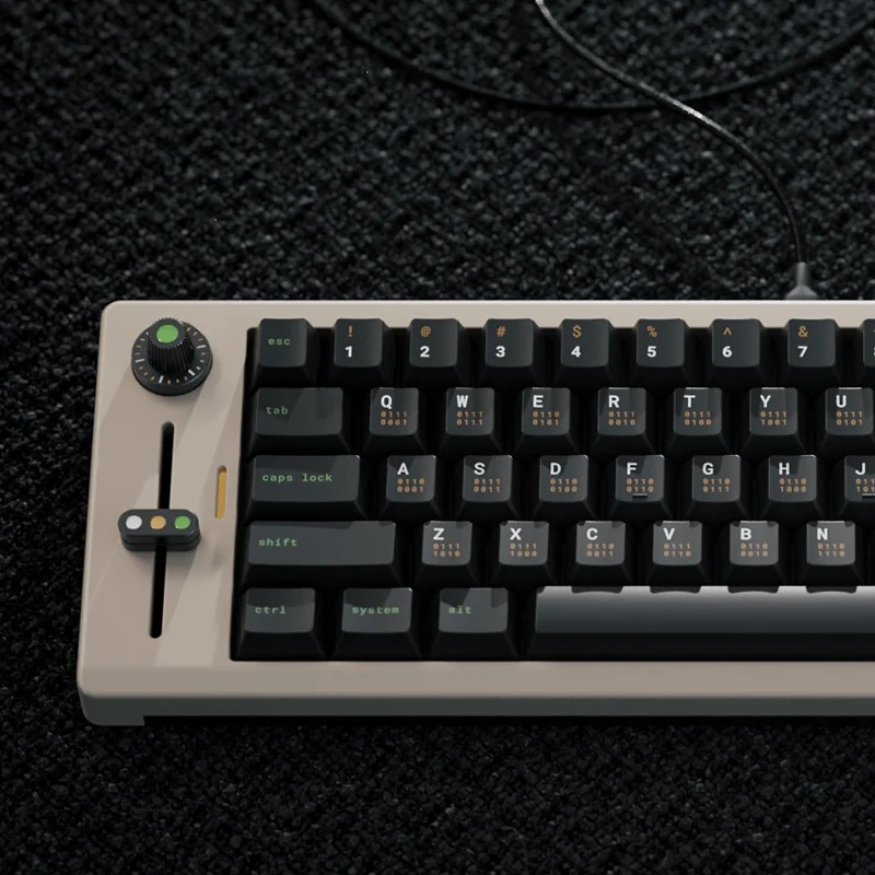 Qpbt-teclado Mecânico Cap Chave Cereja Perfil Pbt Sublimação para mx Switch Iso Enter 61 64 75 84 87 980 - Imagem 4