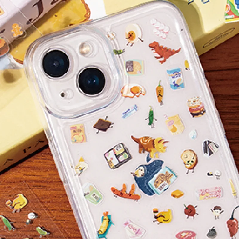 24 قطعة PET خمر النمط الياباني يموت قطع كتاب ملصقا...