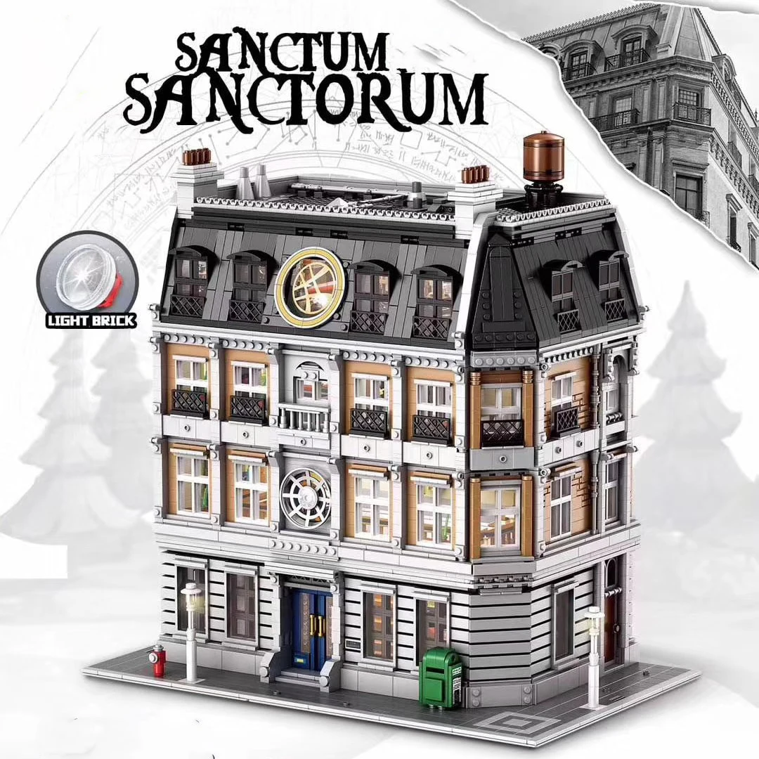 Movie Sanctum Sanctorum House Buildings Sets,City Street View MOC 613001 Model Modular Buildings Blocks Kids Gift Set 6040+PCS 2