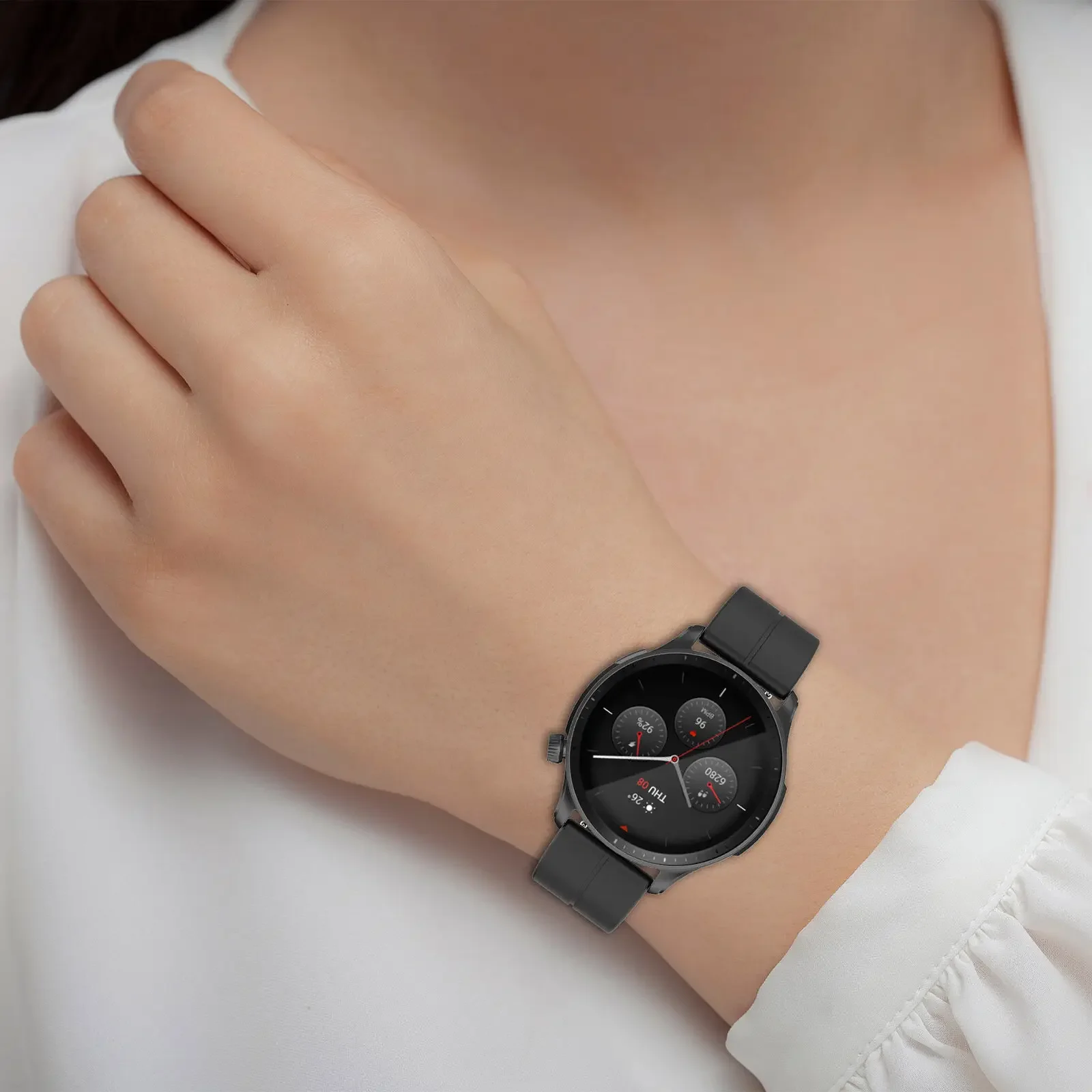 Magnetic Folding Buckle Silicone Band - Universal Fit, 20-22mm Strap