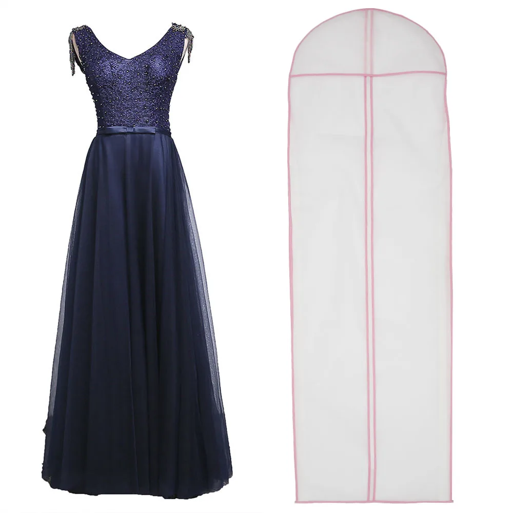 180cm Wedding Dress Bag Clothes Hanging Garment Dress Clothes Suit Coat Dust Cover Home Storage Bag For Wedding Dresses