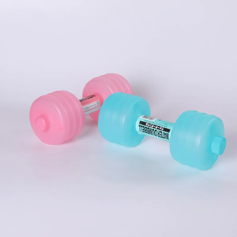 1/2pcs 1kg Gym Weight Loss Exercise Equipment Women Comprehensive Home Fitness Water Dumbbells for Fitness Aquatic Barbell