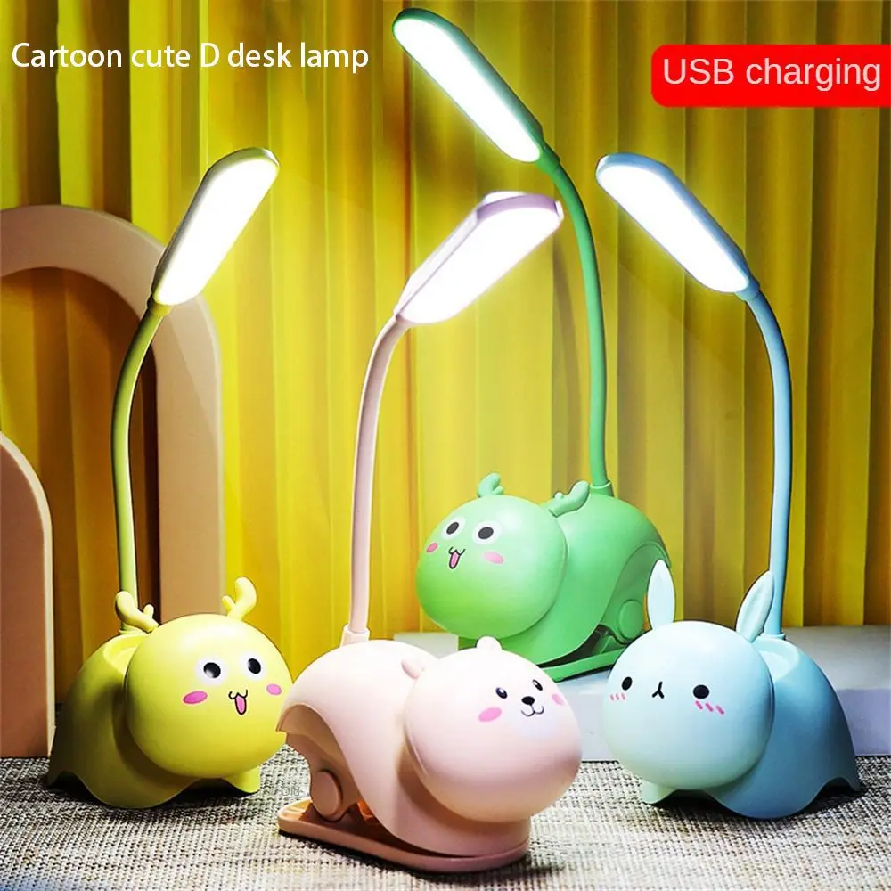 

Creative Cartoon Cute Pet Animal Cat Rabbut Deer USB Eye Table LED Night Protection Child Recharge Table Light Lamp Reading