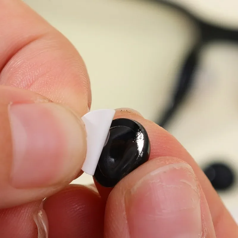 24pcs Silicone Glasses Nose Pads Self-Adhesive Eyeglasses Nasal Holder Sticker Invisible Air Cushion Nosepad Eyewear Accessories