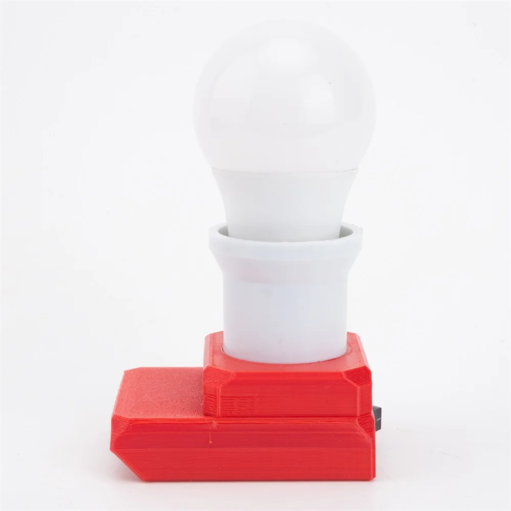 Makita/Bosch/Ozito18V Parkside X20V 리튬 배터리 휴대용 비상 조명(배터리 없음) 용 E27 전구 램프 LED 작업 조명