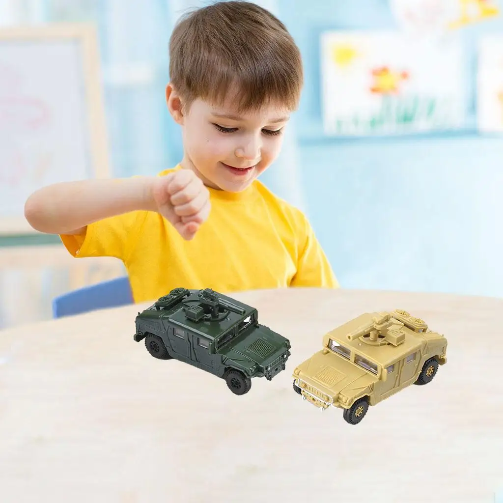 플라스틱 조립 미국 Hmmwv 키트, 모델 취미 빌딩 플레이 세트, 1:72, 2 개