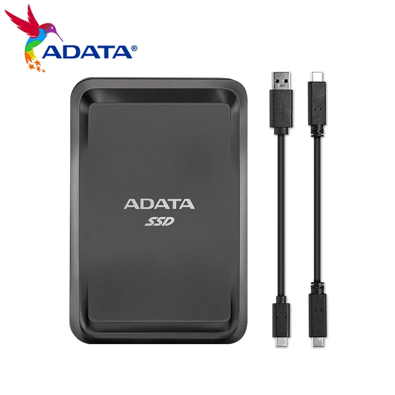 

ADATA External SSD 250GB 500GB ULTRA SLIM USB 3.2 Gen 2 Type-C Solid State Drive Portable Hard Drive for Computer PS5 ssd Disk