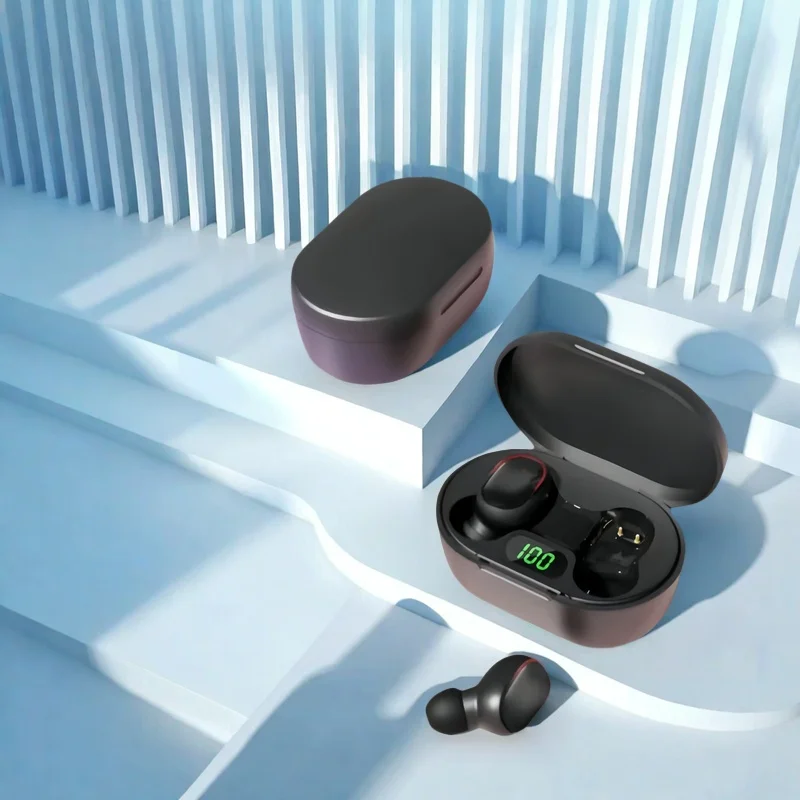 TWS E6S Bluetooth Earphones Wireless Bluetooth Headset Noise Cancelling Headsets With Microphone Headphones For Xiaomi Redmi 1