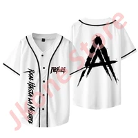 Anuel AA RHLM Baseball Jacket Real Hasta la Muerte Merch Jersey Summer Women Men Fashion Casual Short Sleeve Tee 1