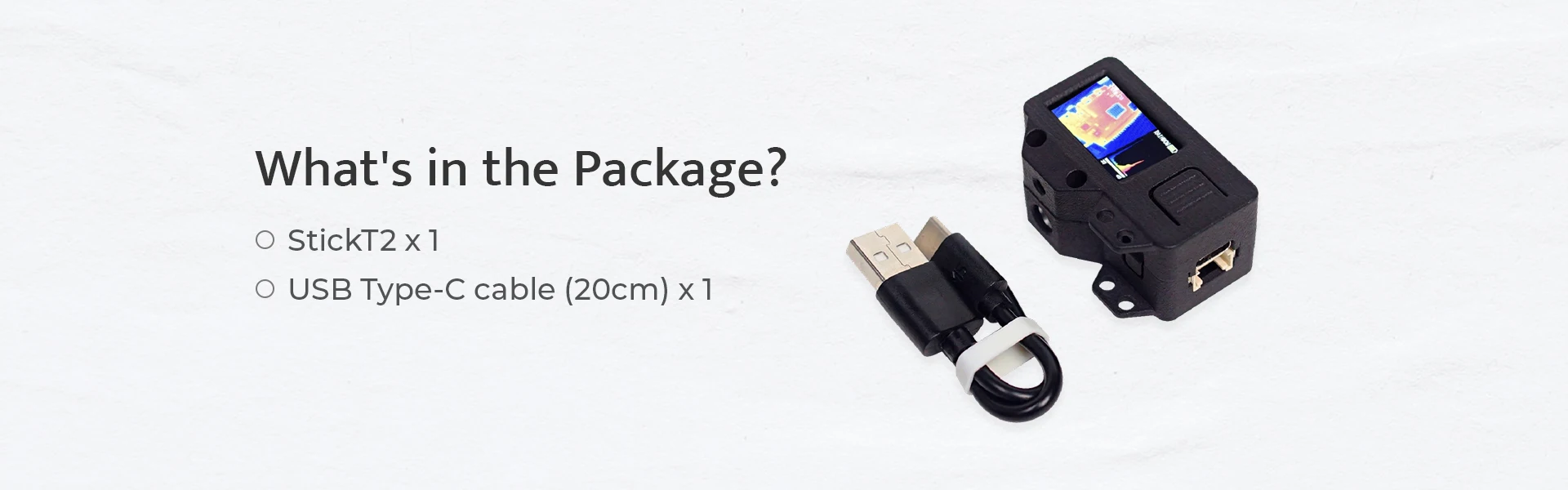 Official M5StickT2 ESP32 Thermal Camera Development Kit (Lepton 3.0)