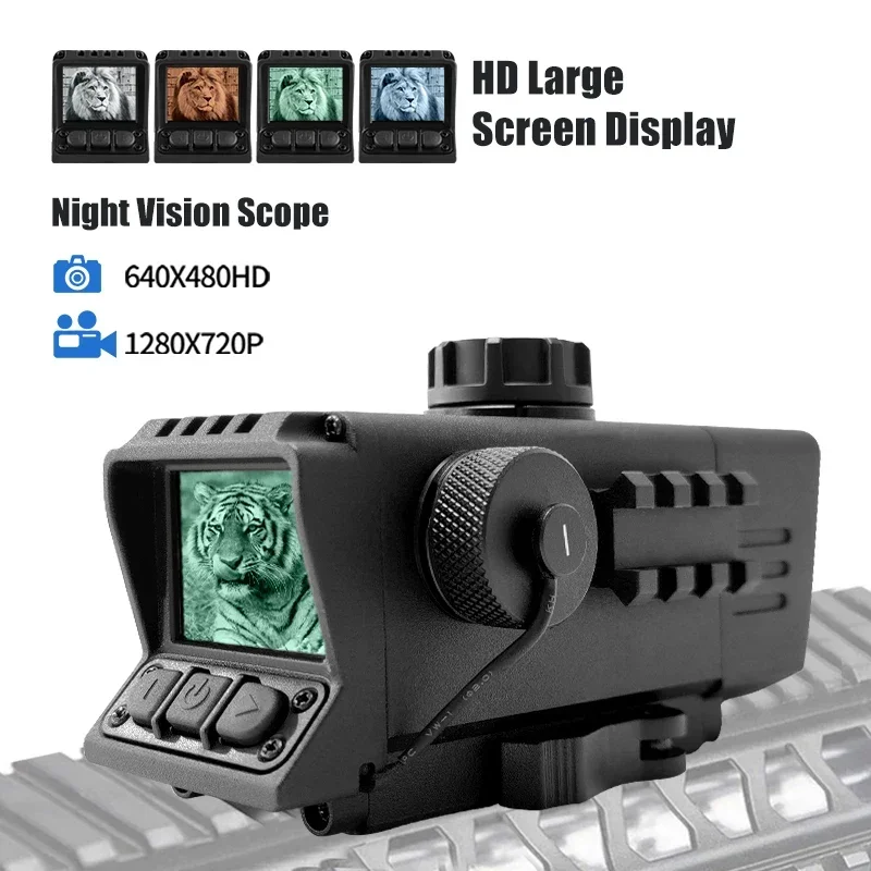 Digital Night Vision Scope Ms32 Mount Nv Sights Optical 3.5X32 Digital Infrared Nv Night Vision Red Dot Sight Trd10 Pro Reticolo