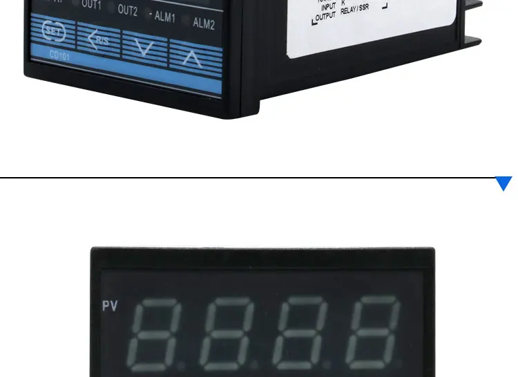 TC, entrada do RTD, CD101, 48x48mm,SSR, relé, 4-20mA, saída 0-10V