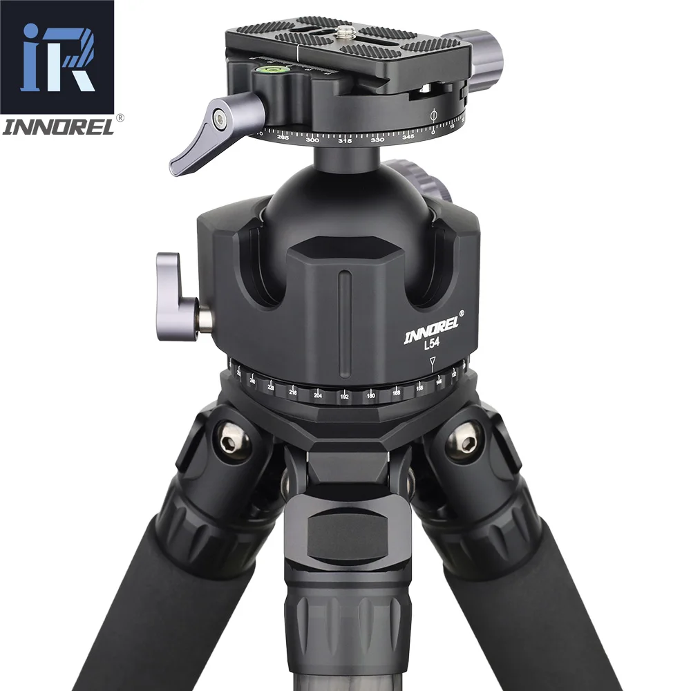 INNOREL L54/L44 tripod head for heavy duty digital SLR cameras with aluminum alloy panorama Low gravity center tripod ball head