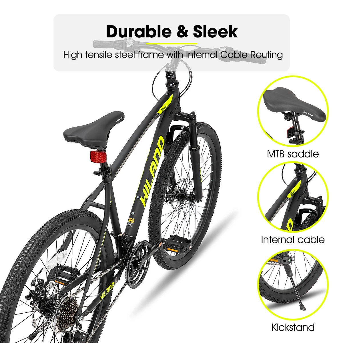 Hiland 26 Inch Mountain Bike Shimano 21 Speed for MTB