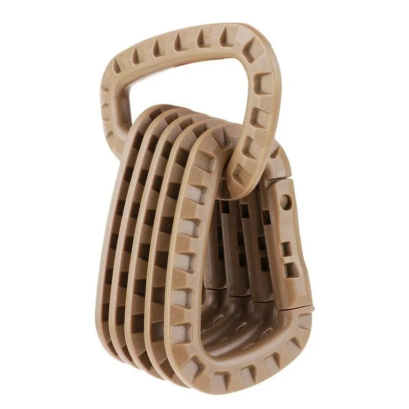 Climbing Carabiner 6x Tactical Carabiner Carabina Karabiner Clip Plastic Cadet Hiking Camping