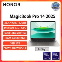 Honor MagicBook Pro 14 Laptop AI Thin Notebook 14.6-inch U5-225H U9-285H 16G/32G 1T 3.1K Screen 92Wh 1