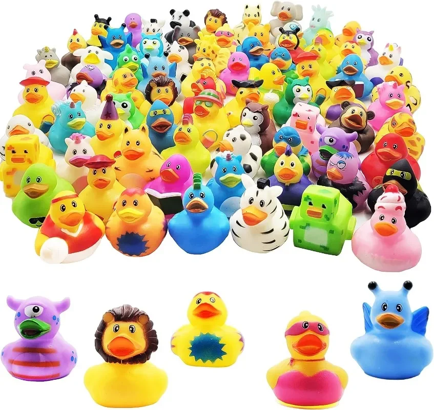 

Hot Sale Rubber Duck Toy Duckies for Kids, Bath Birthday Gifts Baby Showers Classroom Incentives, Summer Beach and Pool Activity