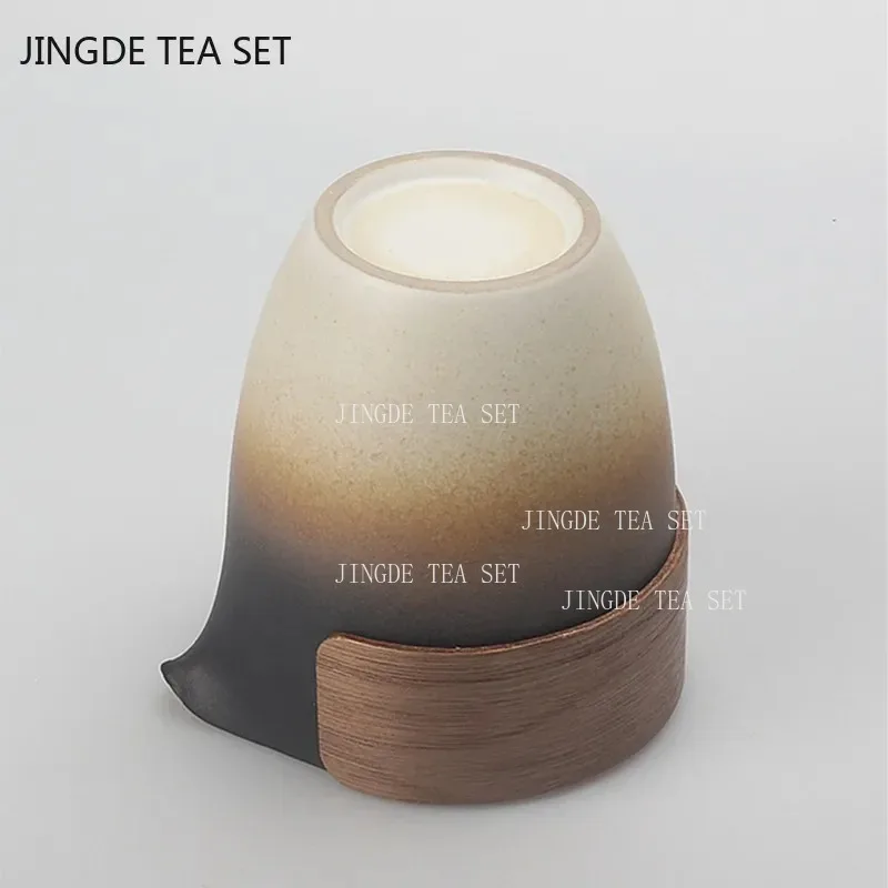 Chinese Ceramic Fair Cup Anti-scalding Tea Divider Cha Hai Handmade Teacup Tradition Tea Set Accessories Home Drinkware 240ml
