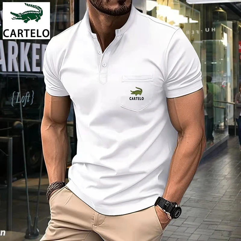 

Summer new brand Polo shirt for men comfortable high quality men's short sleeve breathable top Business casual Polo shirt