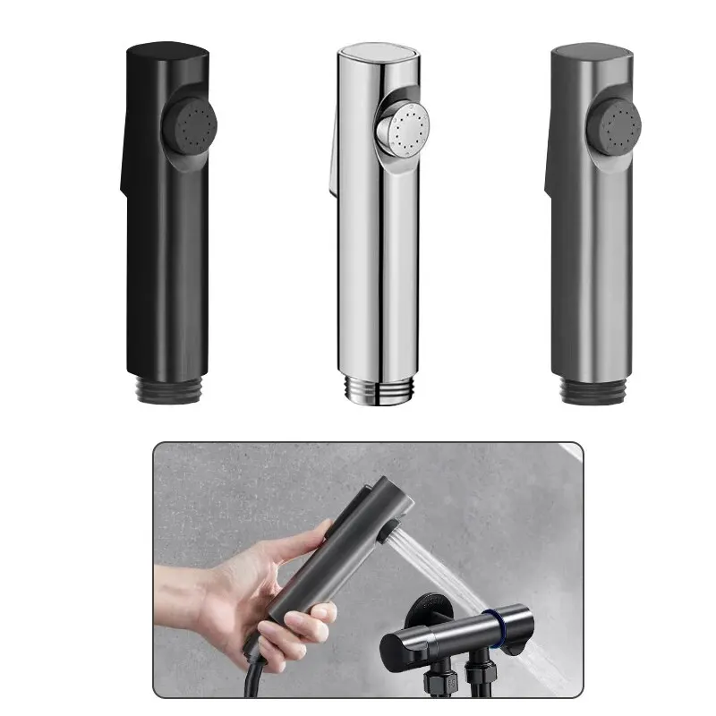 Toilet Flushing Gun Bidet Sprayer Faucet Spray Gun Toilet Flushing Gun Companion Household High-Pressure Booster Nozzle