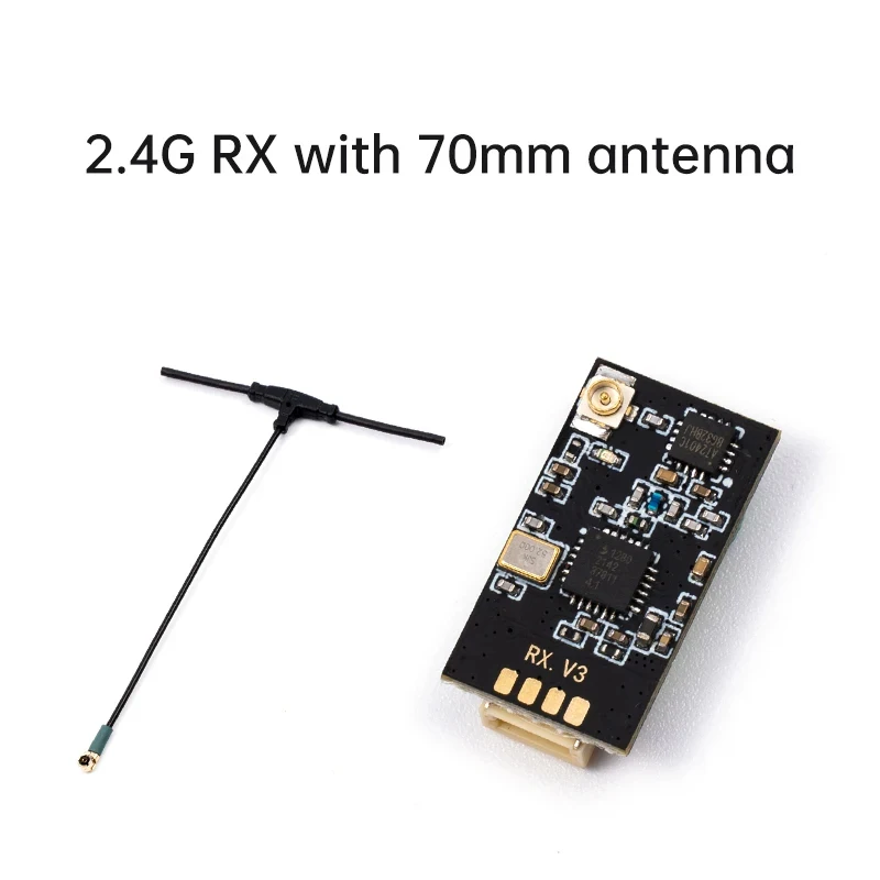 ExpressLRS ELRS 868 900MHz / ELRS 2.4G 수신기 / TX 모듈 (70mm / 40mm / 220mm 안테나 포함) / Commando 8 FPV용 스틱