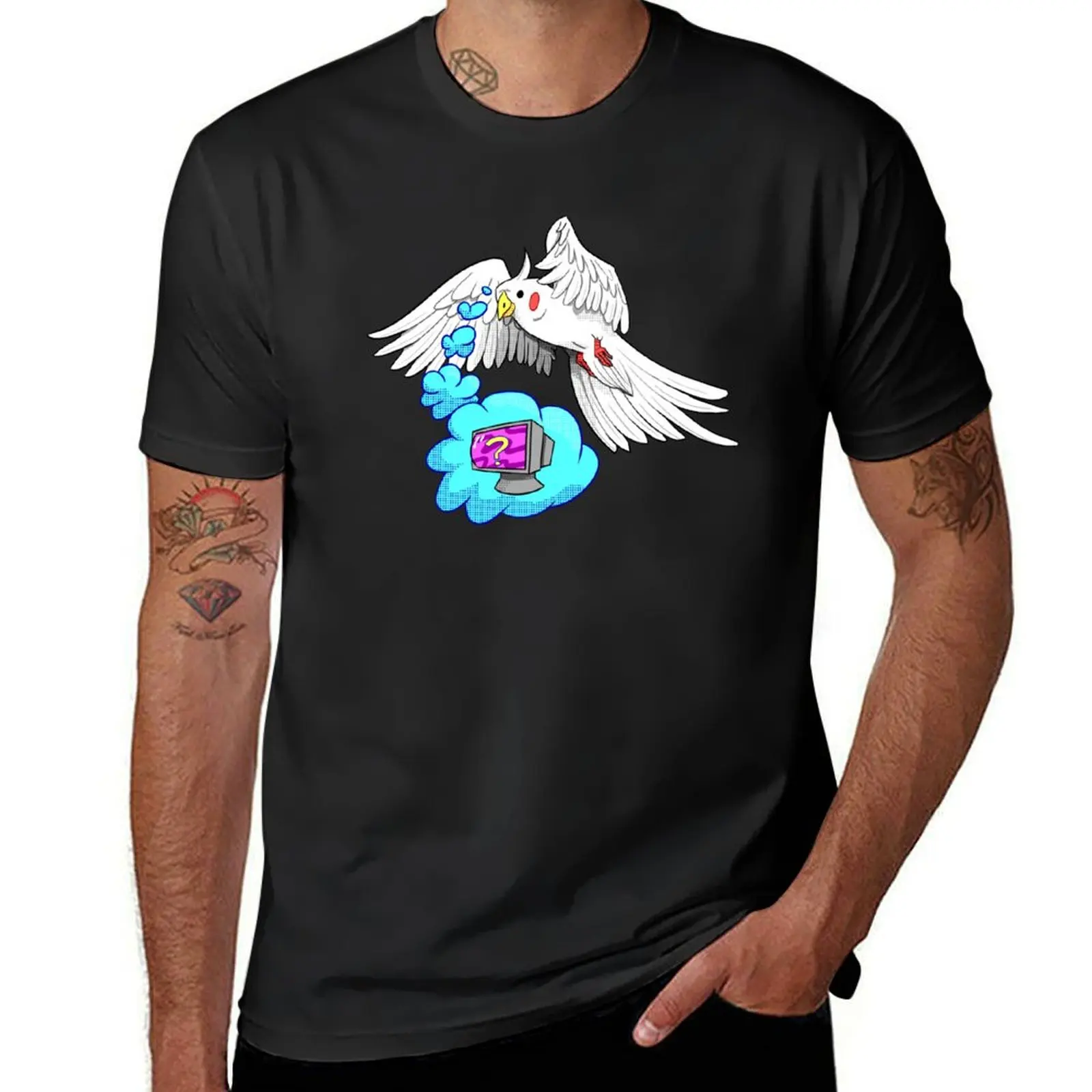 Bird Thoughts T-Shirt customizeds plain oversizeds shirts graphic tees men t shirts
