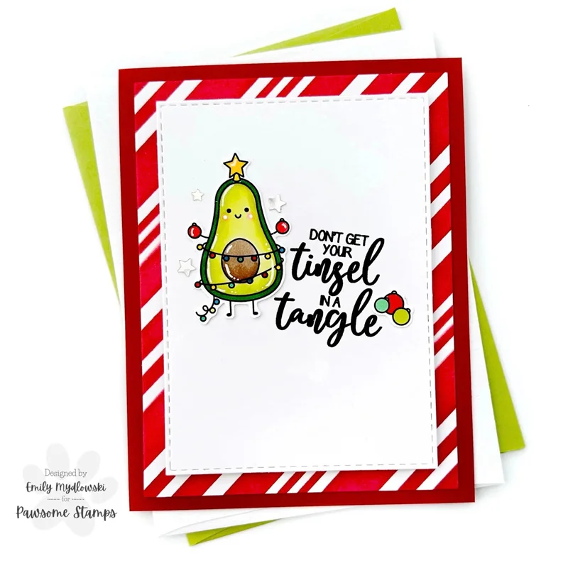 Description Picture 5 of itemNew 2023 Christmas Sassy Holiday Greetings Clear Stamps Set Scrapbooking for Paper Making Metal Cutting Dies Frames Card Craft