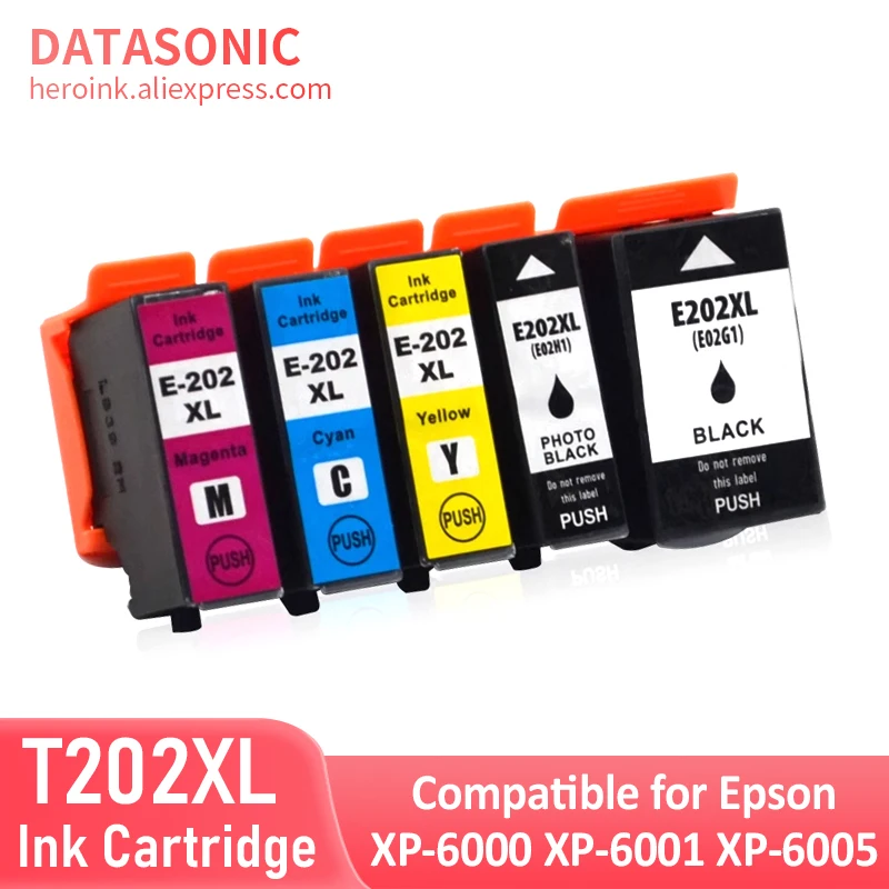 

Чернильные картриджи DATASONIC 202xl для epson 202xl, совместимы с epson