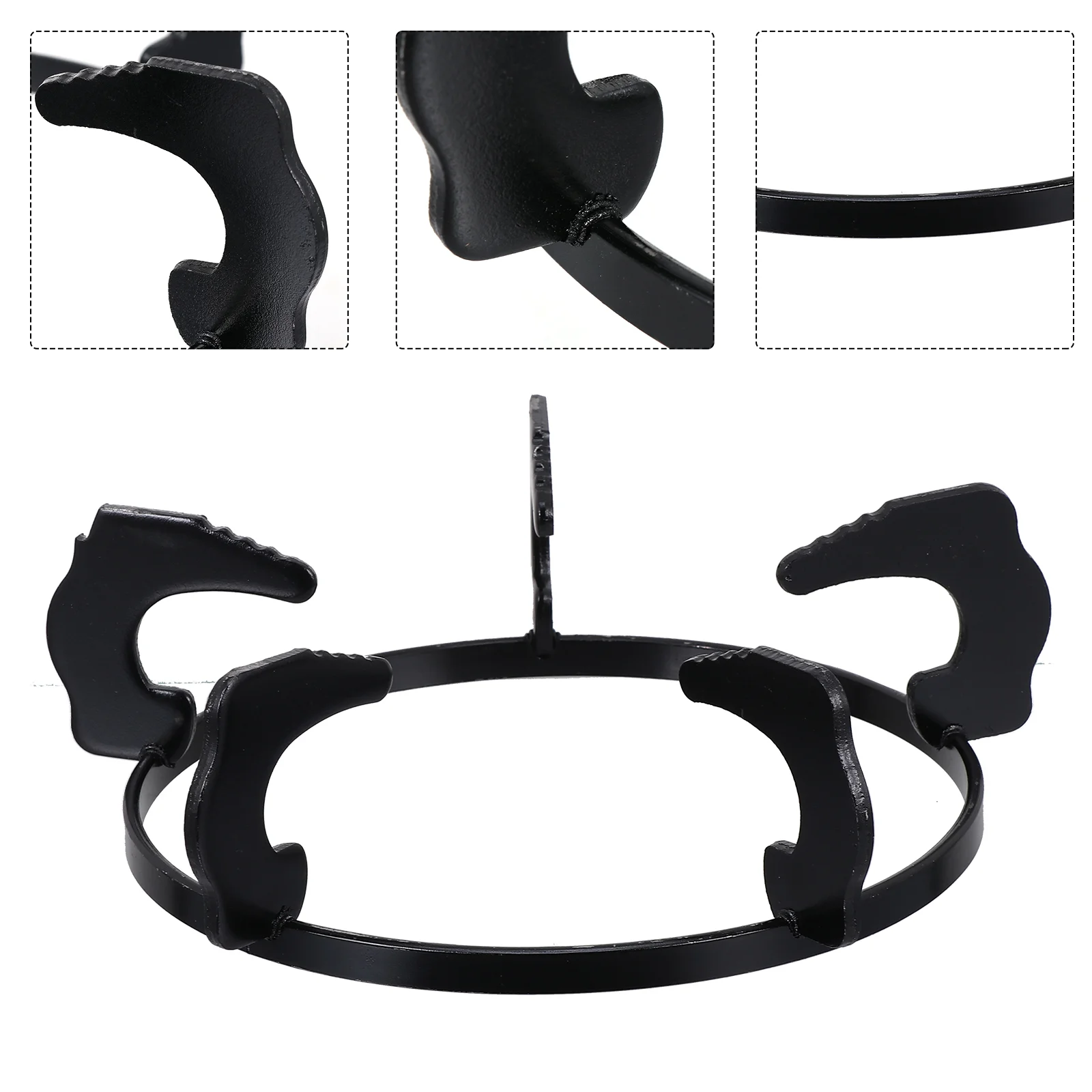 

2 PCS Wok Gas Stove Bracket Kitchen Accessories Embedded Pan Stand Racks Pot Brackets Support