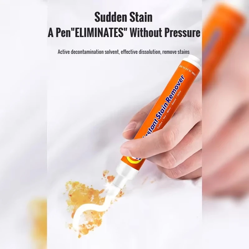 1/3pcs No-wash Portable Stain Remover Pen Portable Travel-Friendly Works on Food & Drink Stains Multipurpose Bleach Pen