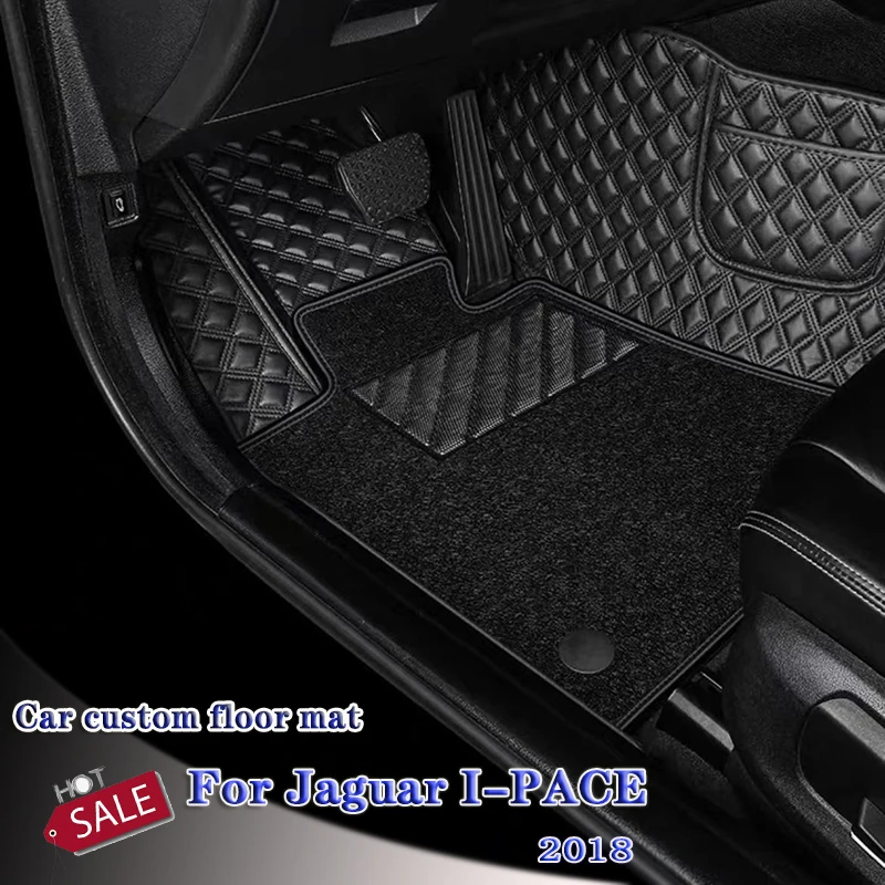 

For Jaguar I-PACE 2018 Car Floor Mats Carpets Auto Accessories Interior Parts Custom Covers Automobiles Pedals Waterproof Rugs