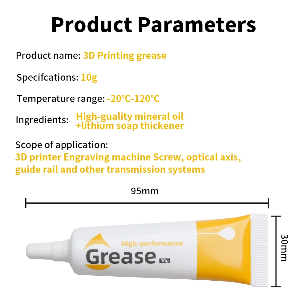 Easy Threed Super Lube Getriebefett für 3D-Drucker Reduziert Geräusche Gute Schmierungseffekte Schmieröl für Bambulab X1c P1S P1P – Detail 2