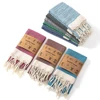 YEUZLICOTTON Turkish Polyester Cotton Thickened Plain Color Tassel Beach Towel 100% Cotton Diamond Lattice hand Towel 2024 1