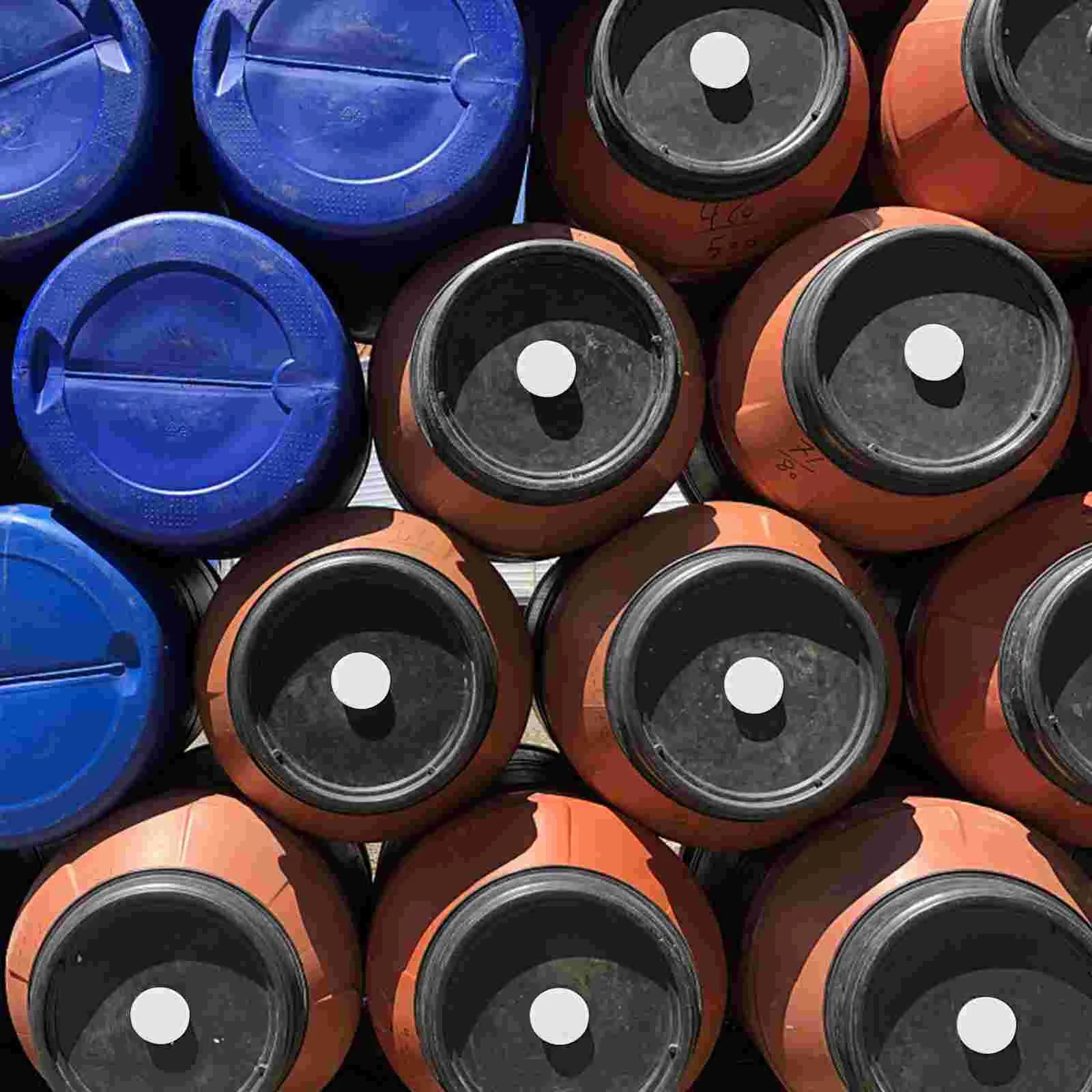 50 Pcs Sealing Cover Iron Drum Oil Bucket Plastic Caps Heavy Duty Lifting Magnets Material Handling Tools Drum Covers Storage