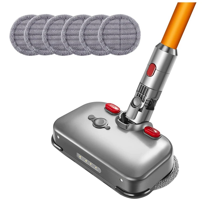 цена Mopping Attachment For Dyson V7 V8 V10 V11 Mopping And Vacuuming Integrated Water Tank, With 6 Mop Cloths