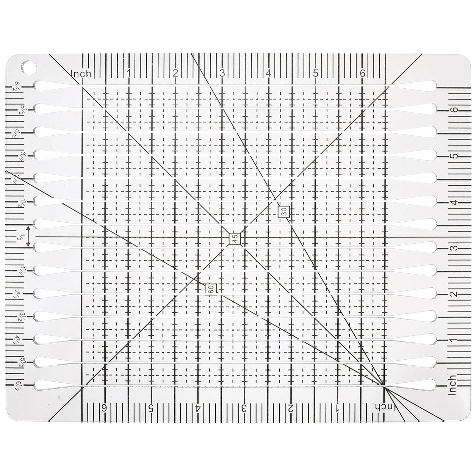 

Patchwork Cutting Ruler Quilting Tool Square Durable Supply Rectangle Shape Templates