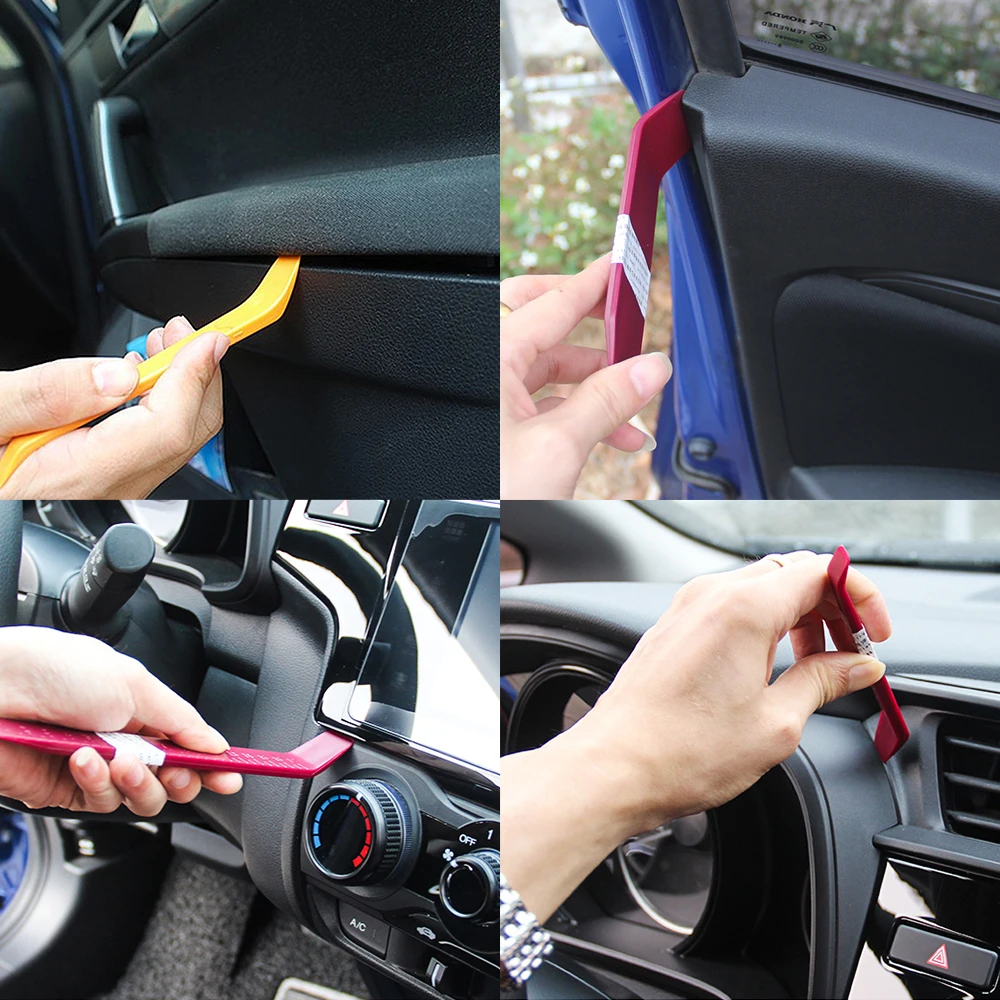 Car Installation Kits Auto Door Clip Panel Trim Removal Dash Navigation Blades Disassembly Plastic Interior car repair tool set for Cars
