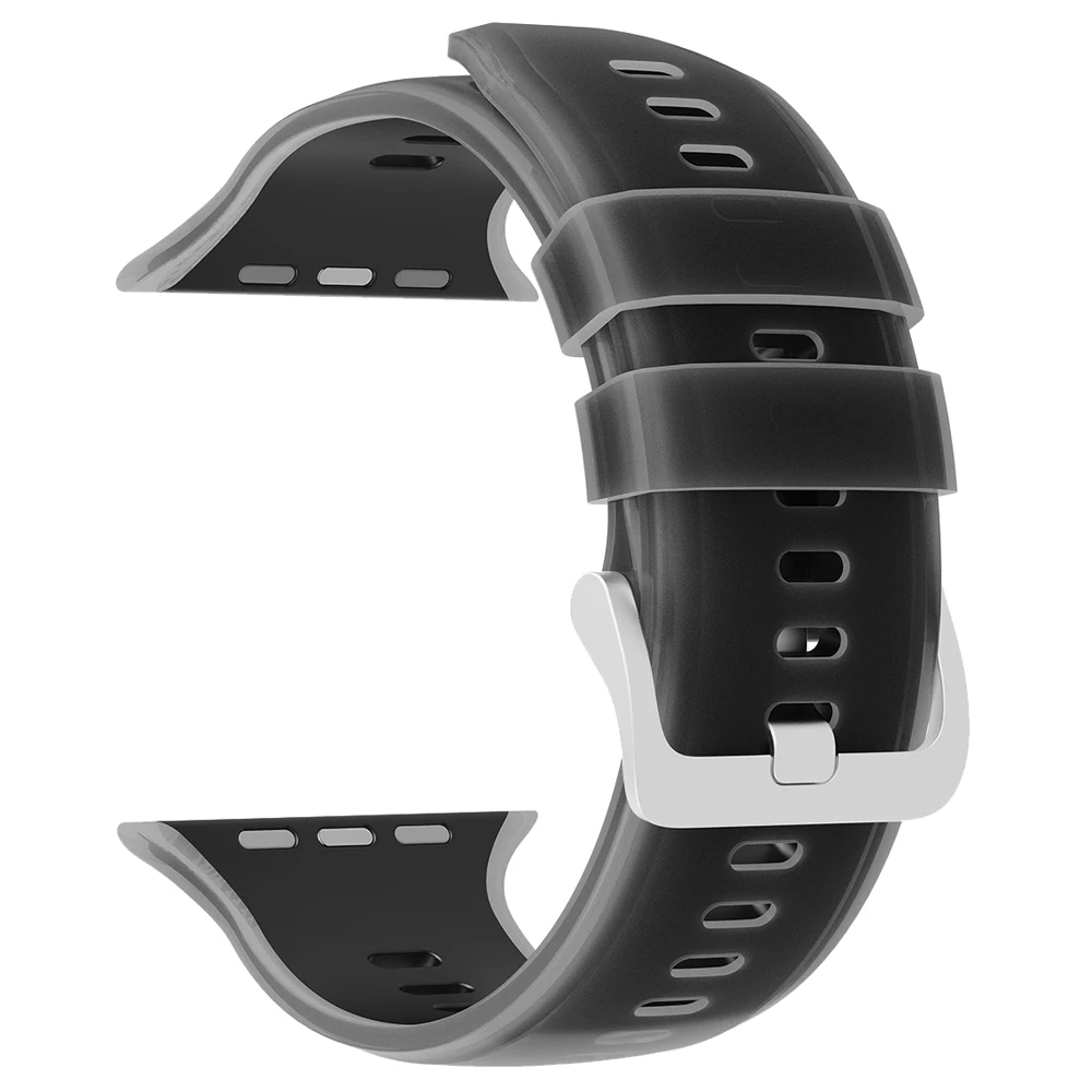 Durable Soft Silicone Sports Band for Smartwatches - Multiple Sizes Available
