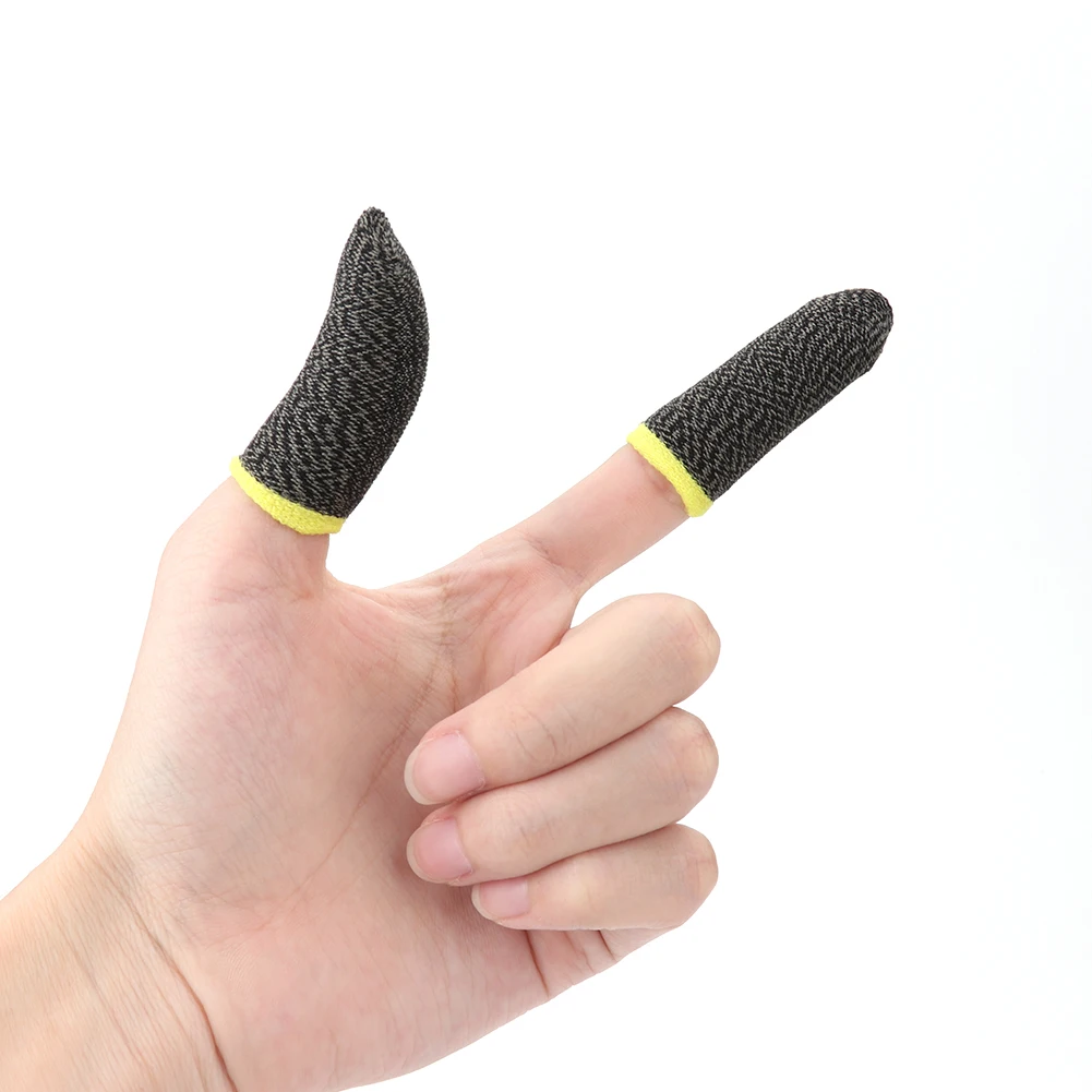 Kitchen Finger Cover Gaming Finger Sleeve Breathable Fingertips For Mobile Games Touch Screen 1/2 Pair