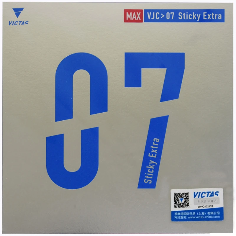 

Original Victas VJ07 sticky Extra table tennis rubber stickky rubber fast attack loop table tennis racket ping pong rubber