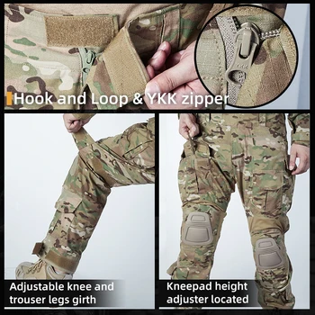 IDOGEAR Tactical G3 Pants multi-camo Combat Trousers Tactical  Bdu Camouflage Pants Winter Hunting 3205 4