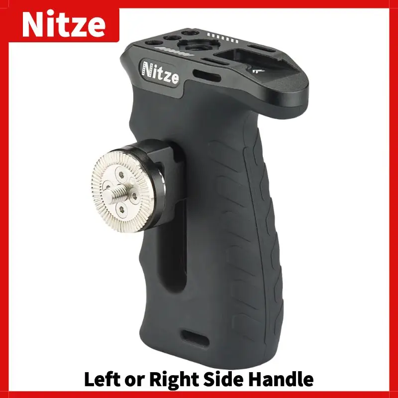 Nitze Left Right Side Handle Grip w ARRI Rosette n Cold Shoe Mount n 1/4
