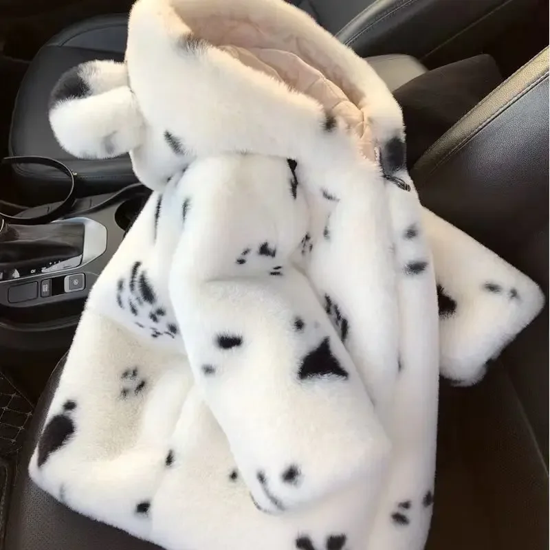 Girls Winter Coat Jackets Solid Pattern Coat Girl Thick Warm Kids Teenage Kids Clothes 1-8 Years