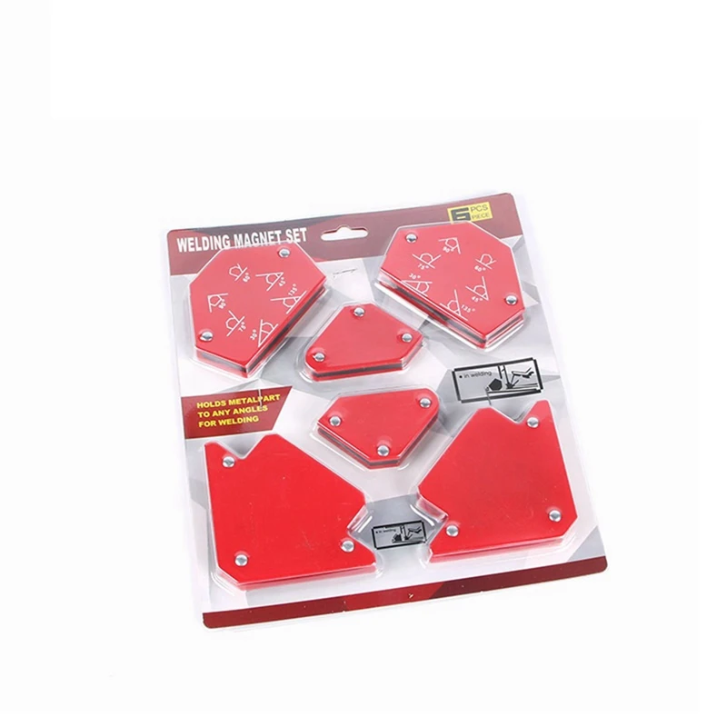 Protractor Strong Magnetic Welding Positioner Right-Angle Magnet Welding Tool 6Pcs magnetic welding holders magnetic welding fixer